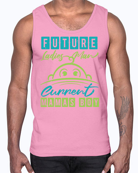 Future ladies man Style 80#- baby shower- Cotton Tank