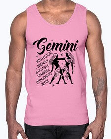 Gemini 223#- gemini- Cotton Tank
