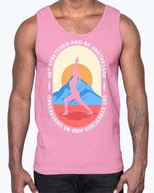 Get Stretched 225#- yoga- Cotton Tank