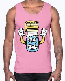 Happy me 136#- cartoon food- Cotton Tank