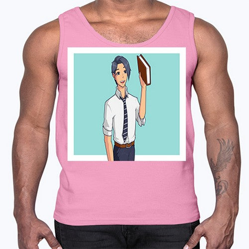 Happy teacher 185#- anime- Cotton Tank