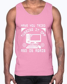 Have you tried turning it off and on again 45#- computer- Cotton Tank