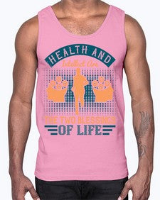 Health and intellect are the two blessings of life Style 36#- diabetes- Cotton Tank