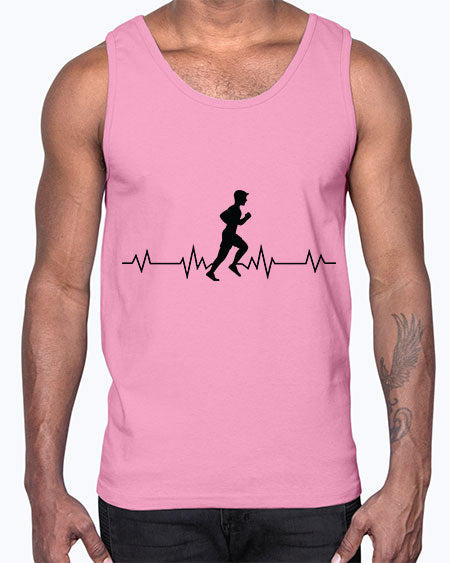 Heart Beat Runner- sports general- Cotton Tank