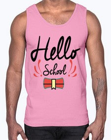 Hello School 319#- general school- Cotton Tank