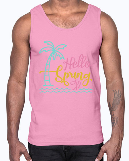 Hello Spring x Style 64#- summer- Cotton Tank