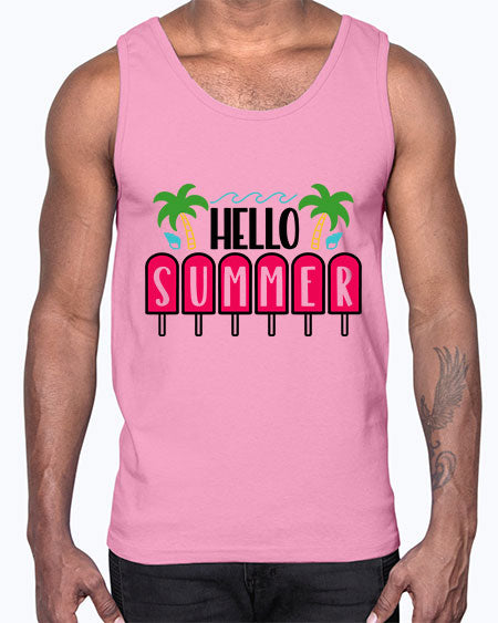 Hello Summer Style 39#- summer- Cotton Tank