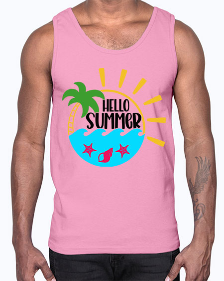 Hello Summer Style 40#- summer- Cotton Tank