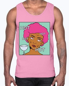 Hot 536#- art pop art- Cotton Tank