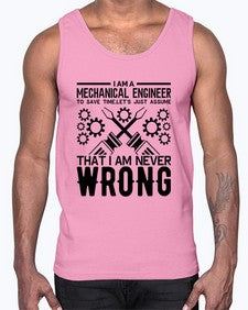 I Am A Style 852#- engineer- Cotton Tank