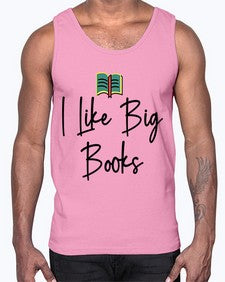 I Like Big Books 363#- librarian- Cotton Tank