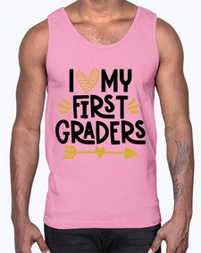 I Love My First 365#- first grade- Cotton Tank