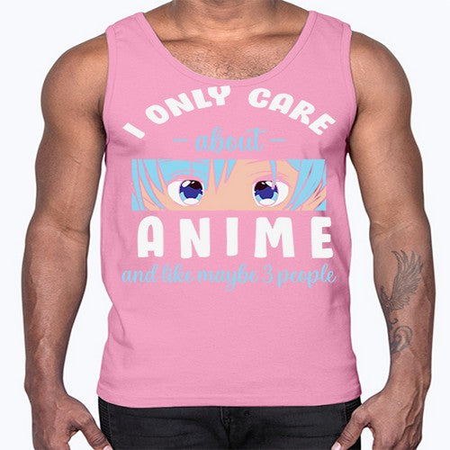 I Only Like People Anime Japanese 241#- anime- Cotton Tank