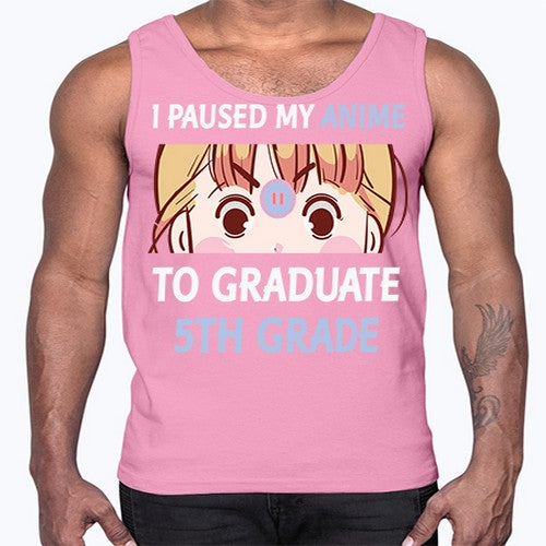 I Paused My Anime To Anime 243#- anime- Cotton Tank