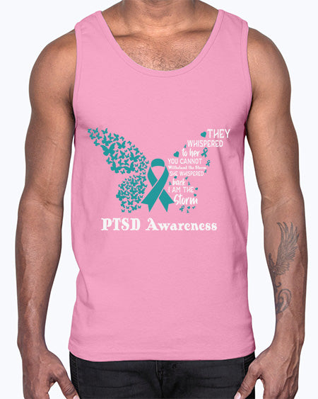 I am the storm PTSD 20#- PTSD- Cotton Tank