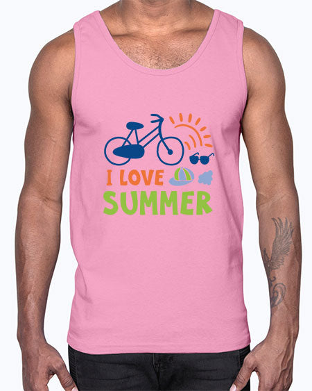 I love summer 92#- summer- Cotton Tank