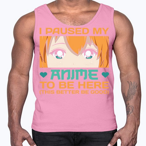 I paused my anime to be here this better be good235#- anime- Cotton Tank