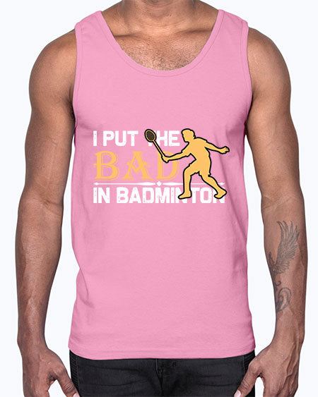 I put 1096#- badminton- Cotton Tank
