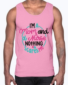 Im A Mom And A Nurse Nothing Style Style 957#- nurse- Cotton Tank
