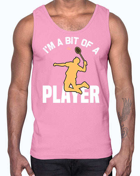 Im a bit 1071#- badminton- Cotton Tank