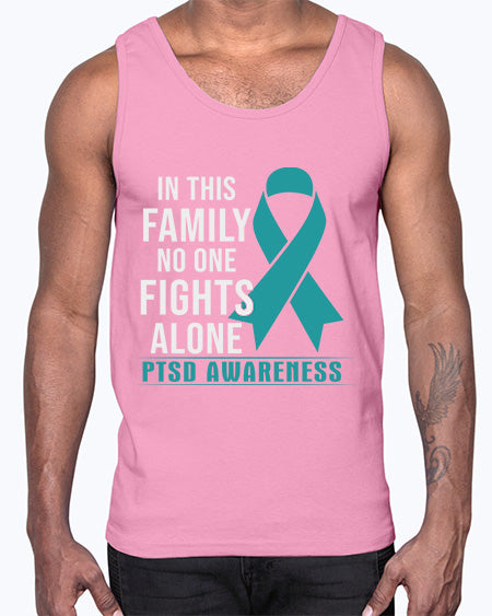 In This Family No One 17#- PTSD- Cotton Tank