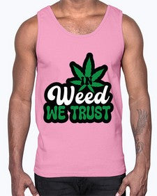 In weed we trust 660#- marijuana- Cotton Tank