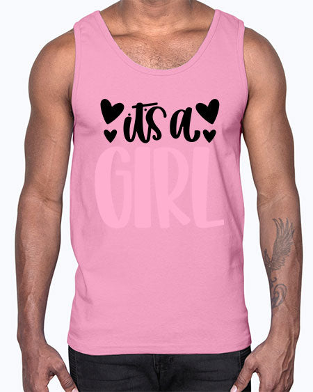 Its A Girl Style 356#- baby- Cotton Tank
