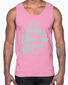 Its Your Time to Grow 8#- internet- Cotton Tank