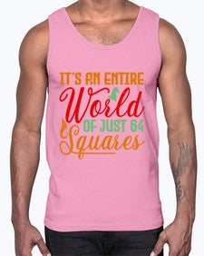 Its an entire world of just squares 124#- chess- Cotton Tank