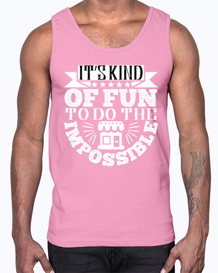 Its kind of fun to do the impossible Style 251#- architect- Cotton Tank