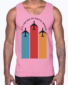 Its the Era of Digital Nomad 10#- internet- Cotton Tank