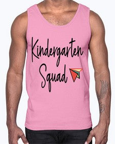 Kindergarten Squad 436#- kindergarten- Cotton Tank