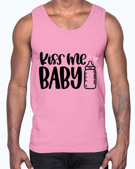 Kiss Me Baby Style 360#- baby- Cotton Tank