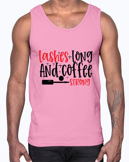 Lashes Long And Coffee Strong Style 232#-makeup Cotton Tank