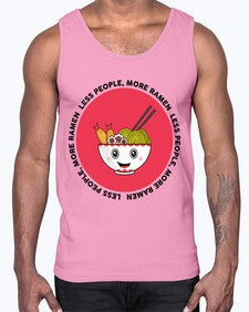 Less People More Ramen 1283#- Ramen- Cotton Tank
