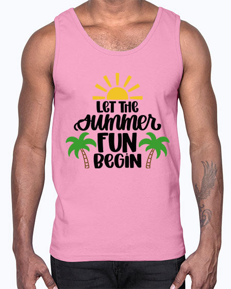 Let The Summer Fun Begin Style 35#- summer- Cotton Tank