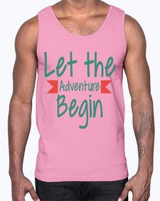 Let the Adventure Begin 456#- general school- Cotton Tank