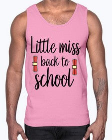 Little miss back to school 478#- general school- Cotton Tank