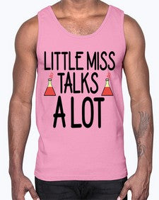 Little miss talks a lot 488#- general school- Cotton Tank