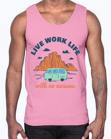 Live Work Life 6#- internet- Cotton Tank
