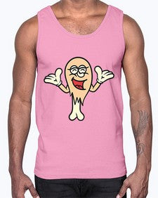 Lonesome chick 160#- cartoon food- Cotton Tank