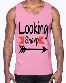 Looking Sharp 513#- general school- Cotton Tank