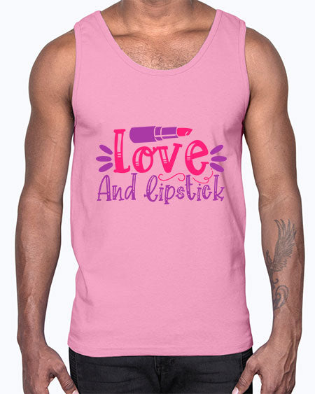 Love And Lipstick Style 225#-makeup Cotton Tank