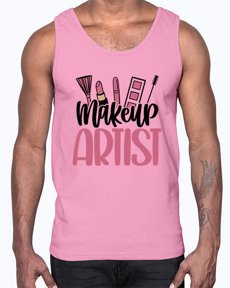 Makeup Artist Style 52#-makeup Cotton Tank