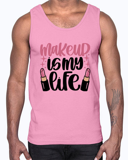 Makeup Is My Life Style 44#-makeup Cotton Tank