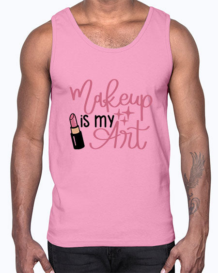 Makeup is my Art Style 47#-makeup Cotton Tank