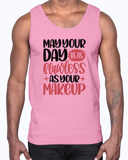 May Your Day Be As Flawless As Your Makeup Style 37#-makeup Cotton Tank