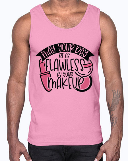 May Your Day Be As Flawless As Your Makeup Style 38#-makeup Cotton Tank
