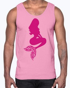 MermaidMandalaUpdated 933#- mandala- Cotton Tank