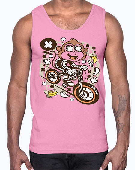 Monkey Downhill- monkey- Cotton Tank